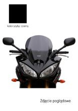 Szyba motocyklowa MRA Oryginalny kształt "O" Yamaha FZ 8 Fazer (10-16) czarna