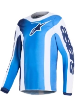 Bluza cross dziecięca Alpinestars MX Fluid Portl niebiesko-biała