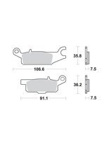 KLOCKI HAMULCOWE SBS 850 SI