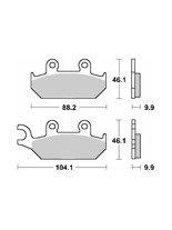 KLOCKI HAMULCOWE SBS 650 HS