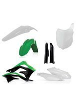 Pełny zestaw plastików Acerbis Kawasaki KX 450 F [13-15] czarno-biało-zielony