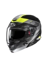 Kask szczękowy HJC RPHA 91 Madal czarno-żółty