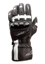 Rękawice motocyklowe skórzano-tekstylne RST Pilot czarno-białe