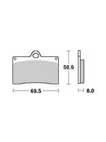KLOCKI HAMULCOWE SBS 566 HS