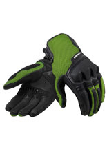 Rękawice motocyklowe skórzano-tekstylne REV’IT! Duty czarno-fluo żółte