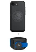 Zestaw do biegania: etui MAG na telefon iPhone 16e (magnetyczne) + opaska sportowa Quad Lock
