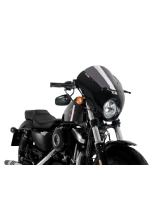 Półowiewka motocyklowa sportowa PUIG Dark Night Harley Davidson Sportster Forty-Eight XL1200X (15-20) mocno przyciemniana