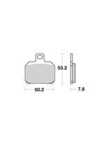 Klocki hamulcowe [tył] SBS 157 CT
