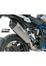 Tłumik SC-Project X-Plorer Titanium + Carbon (SLIP ON) - BMW R 1200 GS - ADVENTURE [13-16]