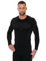 Bluza Brubeck Dry z długim rękawem czarno-szara