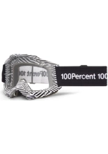 Gogle motocyklowe 100% Accuri 2 z przezroczystą szybką, czarno-białe