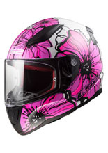 Kask integralny LS2 FF353 Rapid II Poppies różowo-biało-czarny