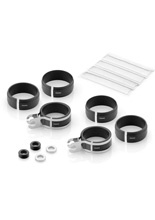 Zestaw montażowy do przednich kierunkowskazów Rizoma do Yamaha XV 950 R ABS (2014 - 16) czarny