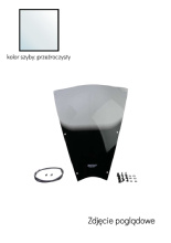 Szyba motocyklowa MRA Touring "T" Triumph Sprint ST 1050 (05-) przeźroczysta