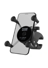 Uchwyt na telefon RAM X-Grip z klamrą zaciskową Tough-Claw