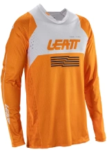 Bluza enduro Leatt Moto 4.5 Lite biało-pomarańczowa