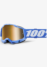 Gogle motocyklowe 100% Accuri 2 Sursi z szybką lustrzaną niebiesko-białe