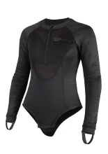 Body damskie z ochraniaczami Pando Moto Bia czarne