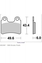 KLOCKI HAMULCOWE SBS 802 HF