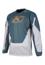 Bluza enduro Klim Dakar niebiesko-szara