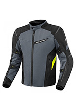 Kurtka motocyklowa tekstylna Shima Rush 2.0 Vent czarno-fluo