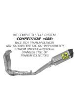 Pełny układ wydechowy Arrow COMPETITION SBK - Yamaha YZF 1000 R1 [17-20] [Titanium + Carbon]