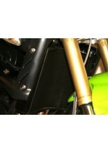 Osłona chłodnicy R&G aluminiowa do Triumpha Street Triple/ Street Triple R (07-12) tytan