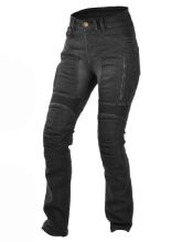 Jeansy motocyklowe damskie Trilobite Parado czarne