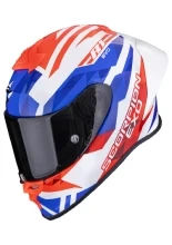 Kask integralny Scorpion EXO-R1 EVO II Air Valere biało-czerwono-niebieski