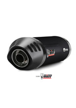 Tłumiki motocyklowe Slip-On Line (Oval) MIVV do Yamaha FZ6 / Fazer (04-11) carbon