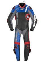 Kombinezon motocyklowy jednoczęściowy Spidi DP-Progressive Pro czarno-czerwono-niebieski