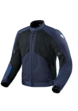 Kurtka motocyklowa tekstylna REV’IT! Torque 3 H2O czarno-ciemnoniebieska
