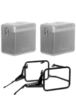 Zestaw: kufry boczne srebrne Zega Mundo + stelaże czarne Touratech BMW R 1300 GS Adventure (24-) [poj.: 45+45l]