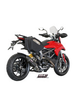 Tłumik SC-Project, Oval (Wersja niska) Titanium / Carbon (Slip On) - Ducati Hyperstrada [13-16]