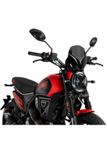 Owiewka motocyklowa turystyczna PUIG Naked New Generation Ducati Scrambler FT/ Icon/ Nightshift (23-) mocno przyciemniana