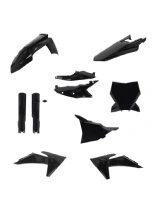 Pełny zestaw plastików Acerbis KTM (wybrane modele) czarne