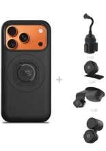 Zestaw do samochodu: etui MAG na telefon iPhone 17 Pro (magnetyczne) oraz mocowanie Quad Lock