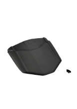 Przedłużenie błotnika motocyklowego przedniego PUIG Kymco AK550 (18-23) czarne, matowe