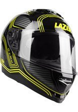 Kask integralny Lazer Rafale Darkside czarno-żółty
