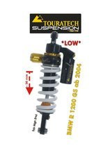 Amortyzator obniżający zawieszenie o 50 mm HighEnd Touratech do BMW R1200GS (04-12)
