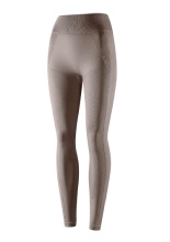 Legginsy termoaktywne damskie Brubeck Casual z wysokim stanem beżowe