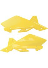 Osłony boczne tylnie UFO do Husqvarna CR/WR 125 (06-08), CR 250 (06-13), TC 250 (05-07), TE-TX 250 (05-07), WR 250 (06-13), WR 300 (06-13), TC/TE 310 (05-07) żółte