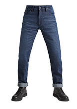 Jeansy motocyklowe Pando Moto Arnie Slim niebieskie