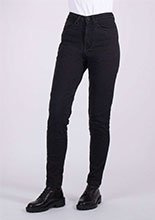 Jeansy motocyklowe damskie Knox Scarlett Skinny Fit czarne