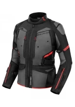 Kurtka motocyklowa damska tekstylna Shima Dune czarno-czerwona