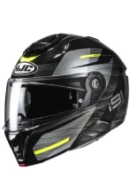 Kask szczękowy HJC i91 Dusk czarno-żółty