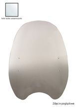 Szyba motocyklowa MRA "CU" + zestaw montażowy MRA (typ HKS 28/32) wybrane modele Aprilia/BMW/Harley-Davidson/Motoguzzi/Yamaha przezroczysta