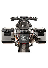 Zestaw: kufry boczne + stelaże Hepco&Becker Xplorer Cutout do KTM 890 SMT (23-) srebrne