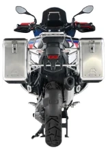 Zestaw: kufry boczne srebrne Zega Mundo + stelaże srebrne Touratech BMW R 1300 GS Adventure (24-) [poj.: 38+38l]