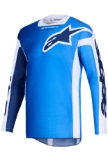 Bluza cross Alpinestars MX Racer Air Portl niebiesko-biało-czarna